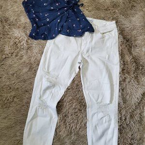 Studio Blue highrise distressed Jean Stitch fix